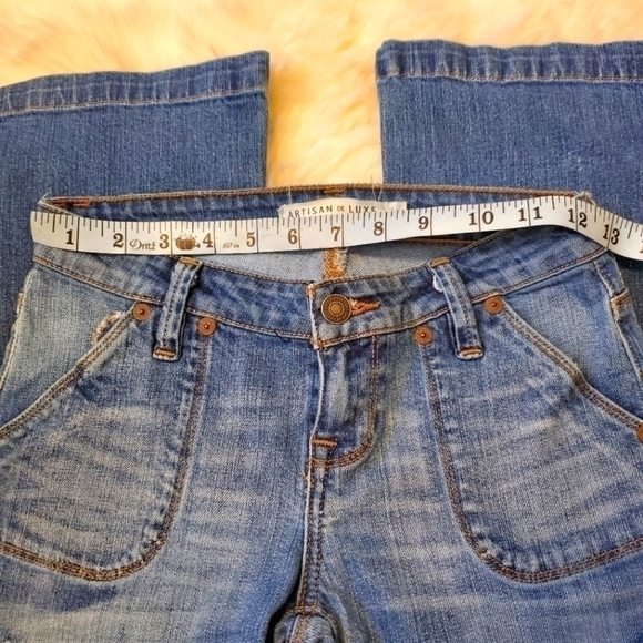 ARTISAN Deluxe Flare Denim Jeans sz 24 NWOT - Picture 5 of 6